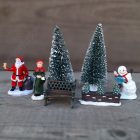 Téli falu - Figurák 7 db-os szett