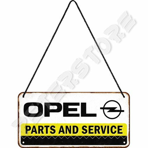 Retró Fém Tábla - Opel Parts and Service, Szerviz