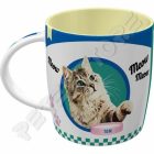 Retró Bögre - Jobb együtt, Cica, Macska