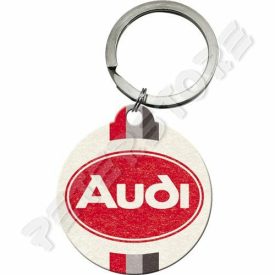 Retró Fém Kulcstartó - Audi