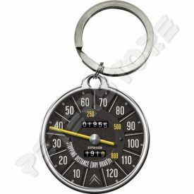Retró Fém Kulcstartó - Citroën, Citroen