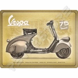 Retró Fém Tábla - Vespa GS 150cc Dombornyomott
