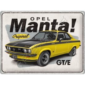 Retró Fém Tábla - Opel Manta Dombornyomott