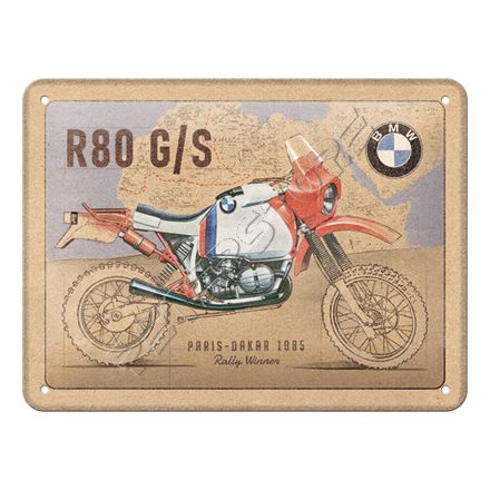 Retró Fém Tábla - BMW R80 Motor