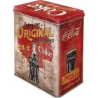 Retró Fémdoboz - Coca-Cola Dombornyomott