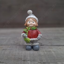Karácsonyi dísz - Kislány Figura