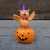 Halloween Bagoly Tökön figura