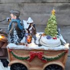 Karácsonyi jelenet - Lovaskocsi Ledes