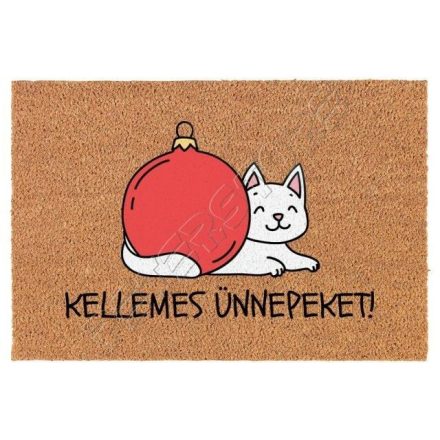 Kókusz Lábtörlő - Hello Tél