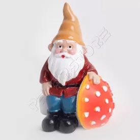 Törpe gombával figura