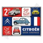 Hűtőmágnes szett - Citroën 2CV, Citroen 2CV Kacsa