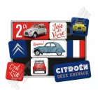 Hűtőmágnes szett - Citroën 2CV, Citroen 2CV Kacsa