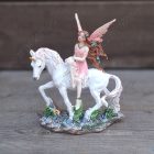 Tündér Unikornissal Figura