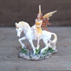 Tündér Unikornissal Figura