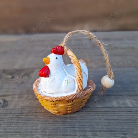 Tyúk Kosárban Figura