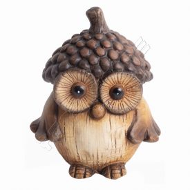 Kerámia Bagoly Figura