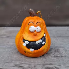 Kerámia Halloween Tök figura