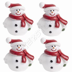 Minifalu - Hóember 4 db-os