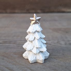 Minifalu - Fenyőfa fehér