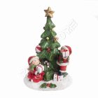 Téli falu - Karácsonyfa díszítés Figura