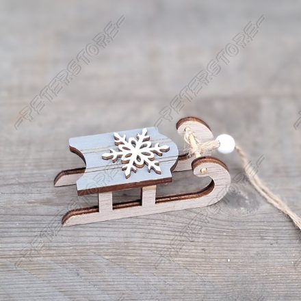 Dísz - Fa szánkó