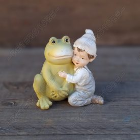 Manófiú Békával figura