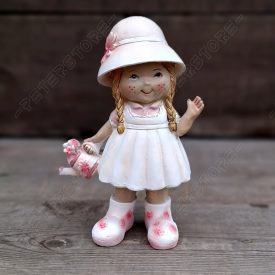 Kislány Kalapban Figura