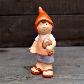 Kerámia Kislány Figura