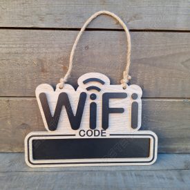 Fa Kréta Tábla - Wifi Jelszó