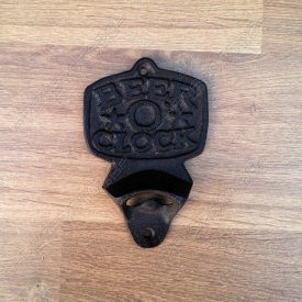 Öntöttvas Fali üvegnyitó, sörnyitó - Sör óra