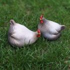 Kerámia Tyúk figura Nagy