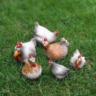 Kerámia Tyúk figura Nagy