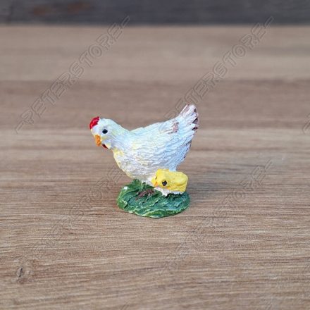 Minifalu - Tyúk csibékkel