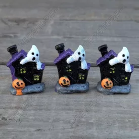Minifalu - Halloween Házikó 3 db-os