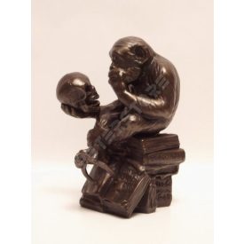   Wolfgang Hugo Rheinhold - The Darwin Monkey - Majom koponyával Szobor