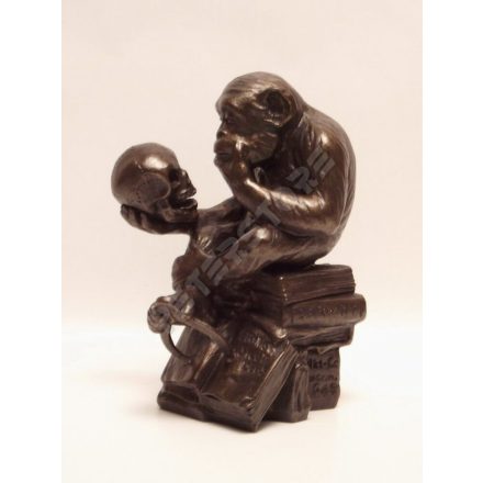 Wolfgang Hugo Rheinhold - The Darwin Monkey - Majom koponyával Szobor