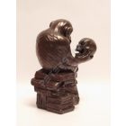 Wolfgang Hugo Rheinhold - The Darwin Monkey - Majom koponyával Szobor