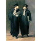 Honoré Daumier - Ügyvédek Szobor Nagy