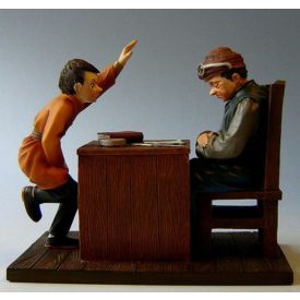 Honoré Daumier - Egyetemi tanár Szobor