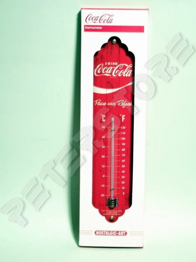 Retró Fém Hőmérő - Coca-Cola