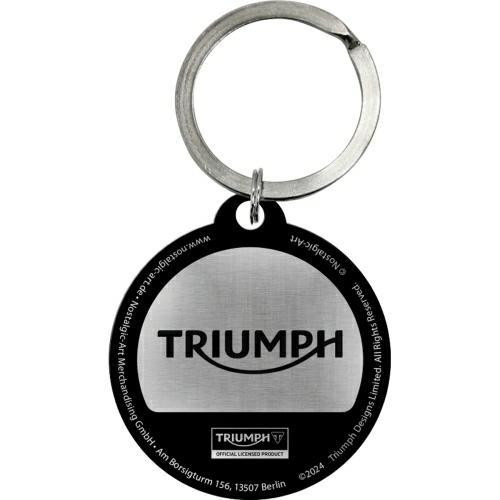 Retró Fém Kulcstartó - Triumph