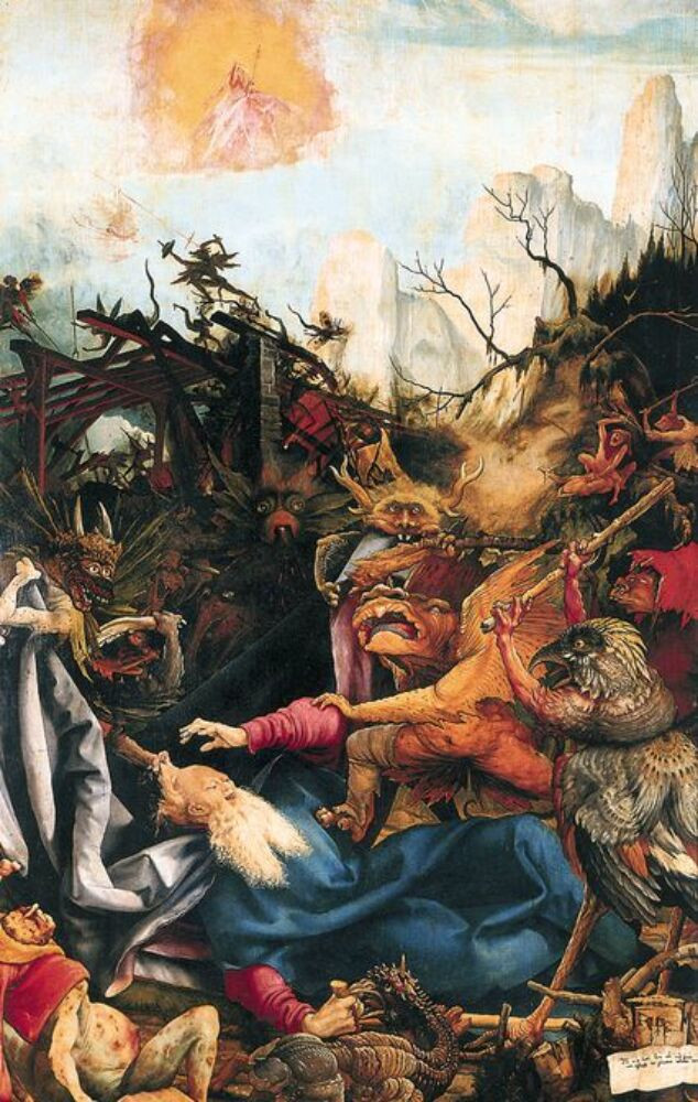 Matthias Grünewald - Szent Antal megkísértése Szobor