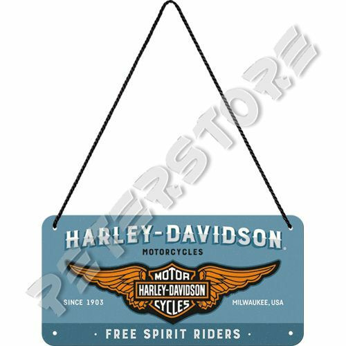 Retró Fém Tábla - Harley-Davidson Dombornyomott